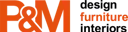 P&M Furniture logo